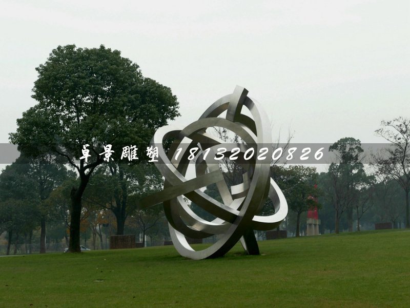 抽象不銹鋼雕塑,景觀雕塑