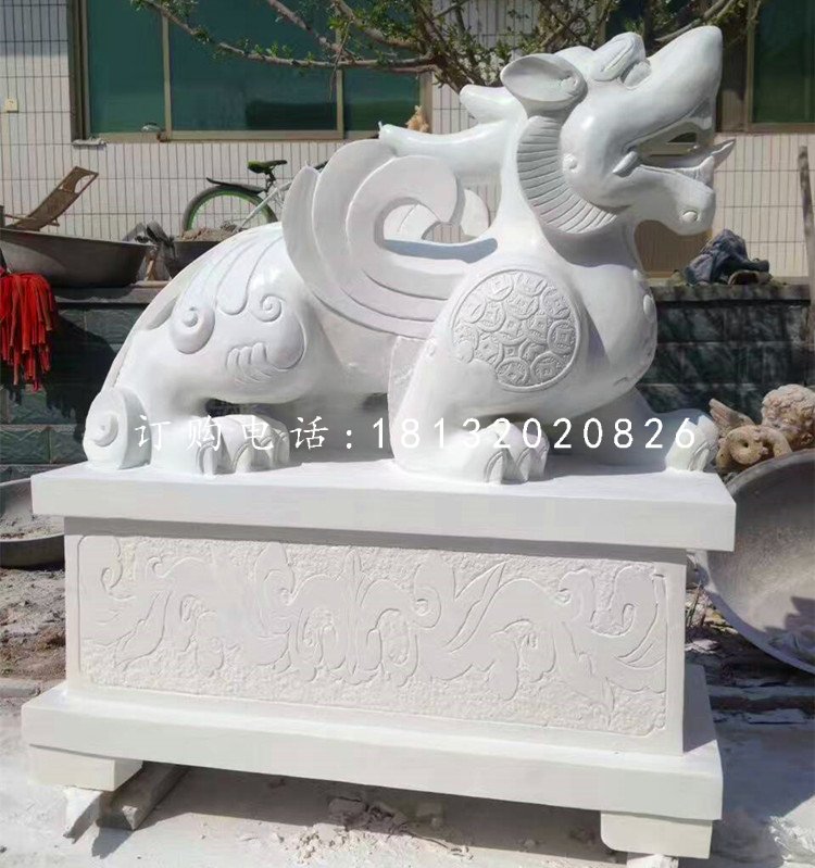 神獸石雕,漢白玉貔貅