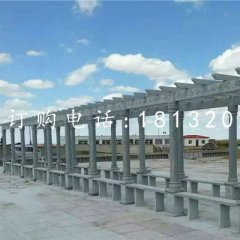 公園石長(zhǎng)廊，青石走廊