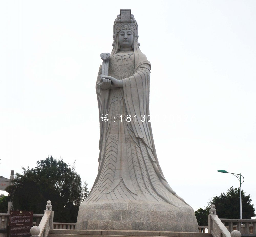 媽祖石雕,廣場神仙石雕