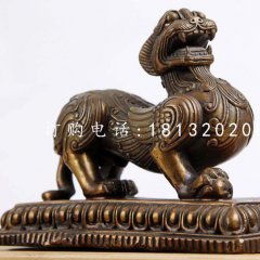 狴犴銅雕，神獸銅雕