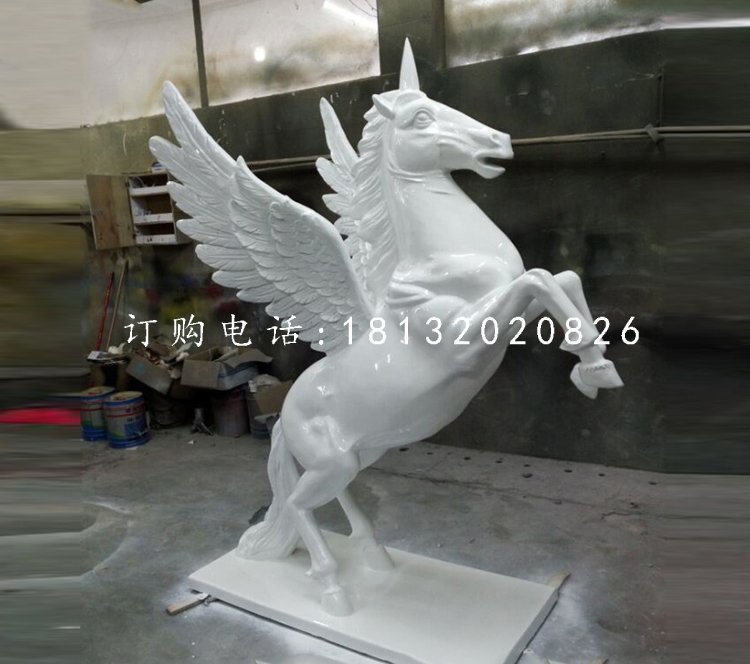 飛馬雕塑,玻璃鋼獨(dú)角獸