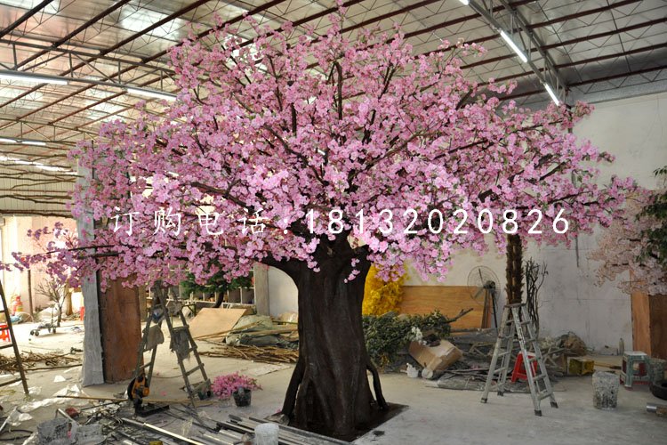 玻璃鋼桃花,仿真大樹(shù)