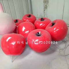 蘋果雕塑，玻璃鋼仿真水果