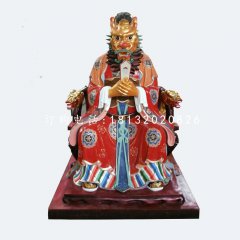 玻璃鋼龍王雕塑，神仙雕塑