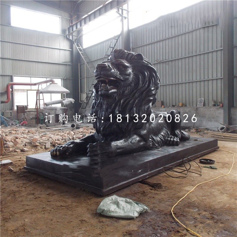 西洋獅銅雕，廣場銅獅子