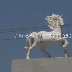 玻璃鋼馬雕塑，廣場動物雕塑