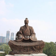 葛洪銅雕，古代醫(yī)藥學(xué)家銅雕