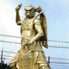 雷神銅雕，廣場神仙銅雕