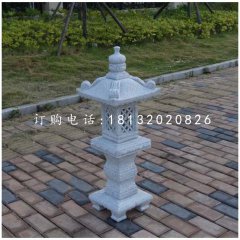 大理石宮燈，庭院石雕燈