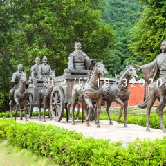 孔子周游列國(guó)雕塑 公園情景雕塑