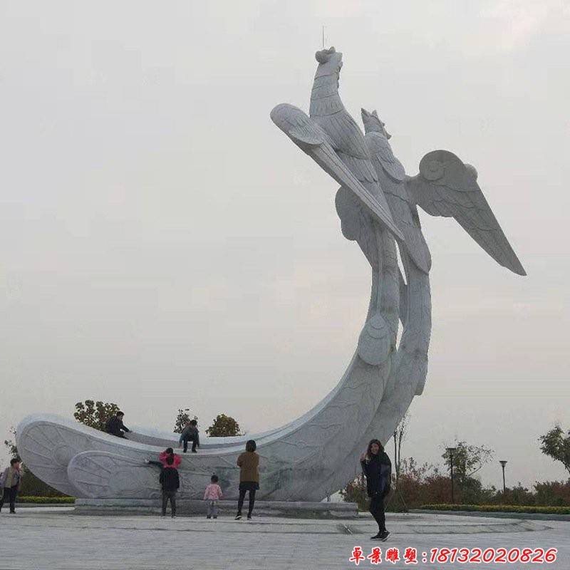 鳳凰石雕廣場(chǎng)景觀石雕