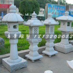 石燈雕塑，大理石石燈雕塑