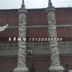 華表，龍柱，廣場石雕柱子