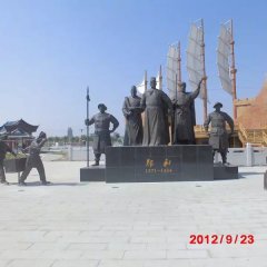 鄭和銅雕，古代名人銅雕
