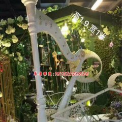 玻璃鋼豎琴雕塑，玻璃鋼仿真雕塑