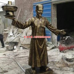 人物仿銅雕塑