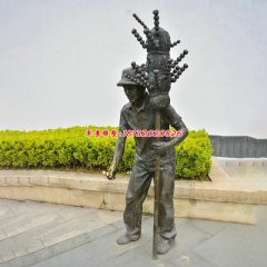 人物銅雕底座