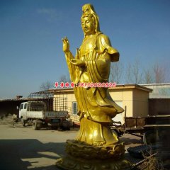 2米銅觀音塑像