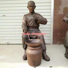 人物銅雕塑