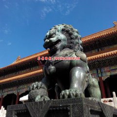 銅獅子 寺廟