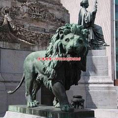 青銅銅獅子