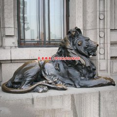 銅匯豐獅子