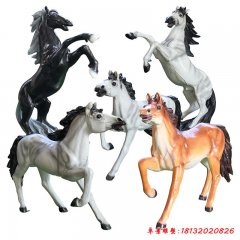 動(dòng)物馬玻璃鋼雕塑