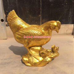 銅雕大公雞