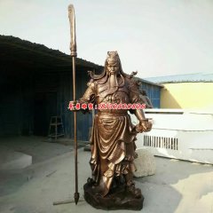 銅雕塑關(guān)公