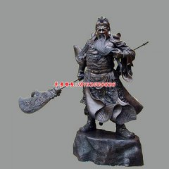 銅雕像關(guān)公
